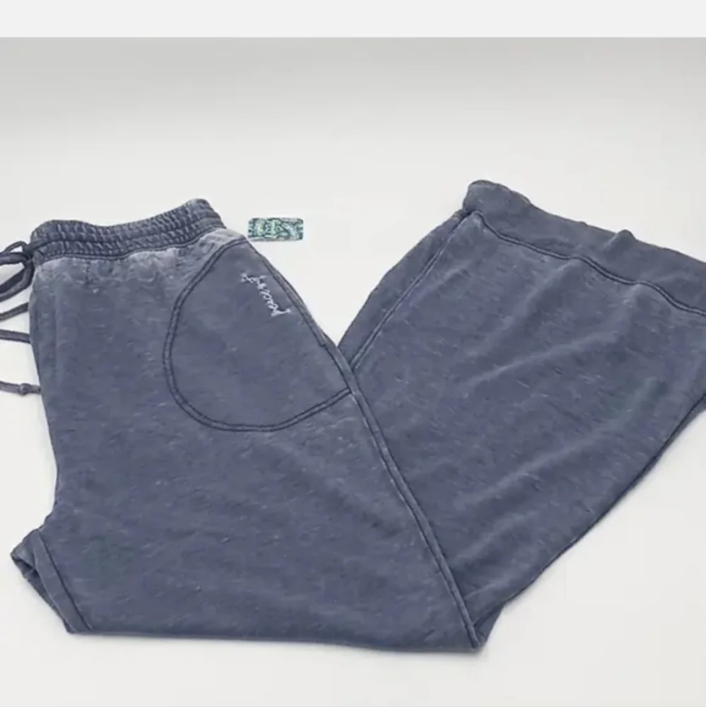 Free People Cozy Cool Girl Lounge Pants, Dark Sapphire Blue, BNWT - Picture 6 of 9